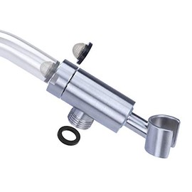 YUHX Wall Mounted Metal 304 Stainless Steel Adjustable Handheld Shower Head Holder Wall Mount Bathroom Handheld Shower Holder adjustable Shower Head Bracket