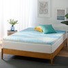 ZINUS 3 Inch Swirl Gel Cooling Memory Foam Mattress Topper,