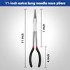 Winyxleng 11-Inch Extra Long Needle Nose Pliers, Premium Heavy Duty