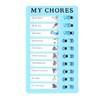 AIMALL Reusable Plastic Chore Chart Board, 7.87 x 4.72 Inches,