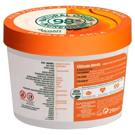Garnier Ultimate Blends Hair Food Papaya 3-in-1 Damaged Hair Mask Treatment 390ml Dual Pack