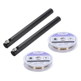 QUARKZMAN 100m/328ft Molybdenum Screen Cutting Wire Line with Handle Phone LCD Cutting Wire Glass Separate Repair Tool 0.028mm