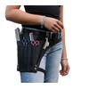 ProLine Friseur - Werkzeugtasche Scherentasche Holster mit Beingurt schwarz