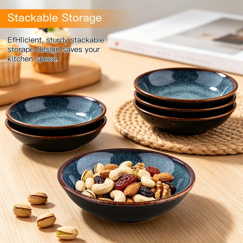 CQSYWQING 4 Inch Ceramic Dipping Sauce Dish Set - 4