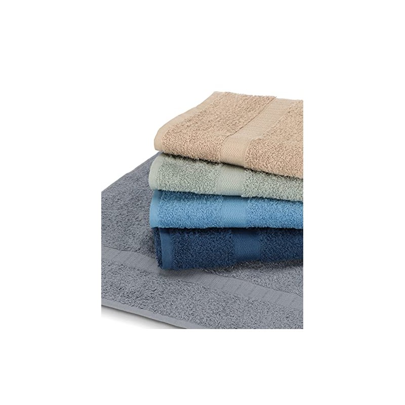 Gabel Plain Towel Set, 100% Cotton, 100 x 60 x