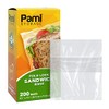 PAMI Bolsa para Sándwich con Tapa Plegable [200 Piezas] -