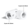 cyclingcolors Bolt for Roller Shutter Crank, 10 mm Hexagonal x