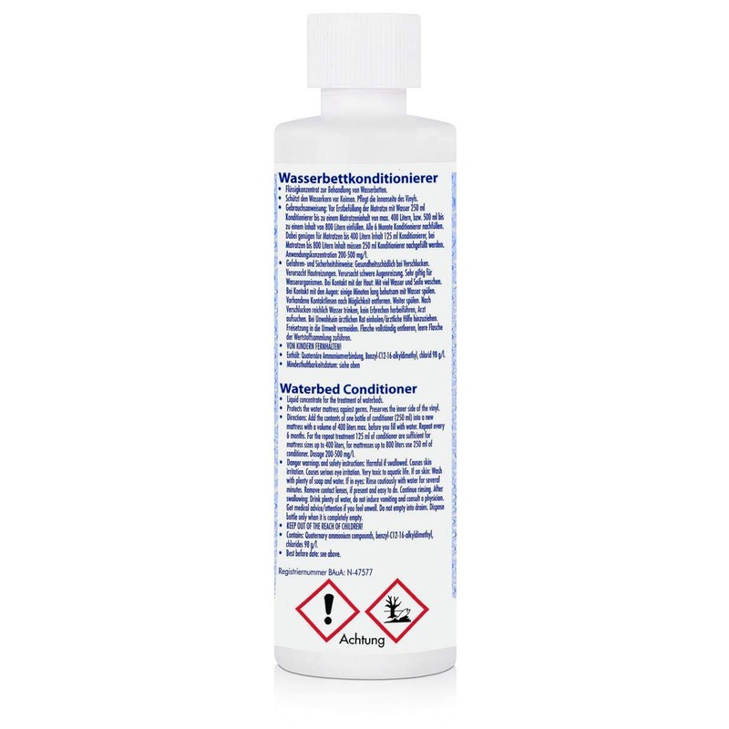 6x AguaNova Wasserbett Conditioner 125 ml, für Wasserbetten - Konditionierer