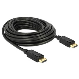 Delock Cable DP 1.2 -> DP Male/Male 7.0m Black 4K 60Hz