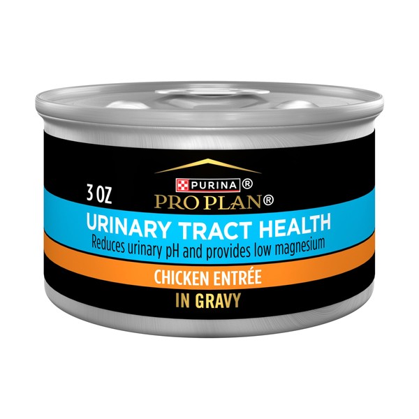 Purina Pro Plan Urinary Tract Cat Food Gravy, Urinary Tract Health Chicken Entree - 3 oz. Pull-Top Can