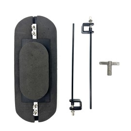 TUOREN Bass Drum Mute Pad Device with Drum Tuning Key, Kick Drum Mute Pad for Silent 18" to 26" Bass Drum, Rubber Drum Mutes Pack Kick Drum Practice Pad for Drum Muffling