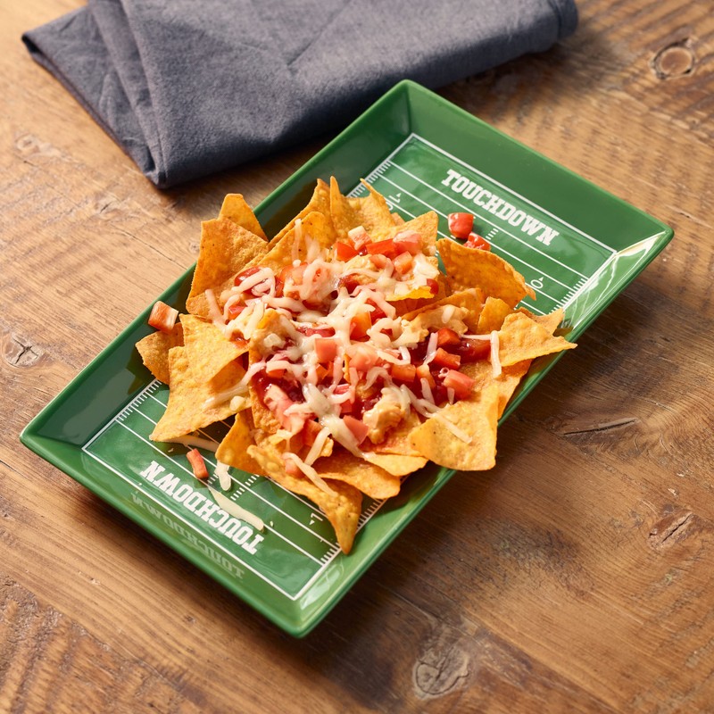 40YARDS American Football Playing Field Plate, Serving Plate Made of