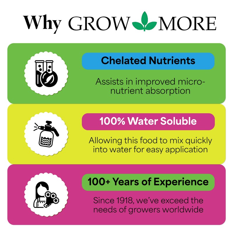 Grow More All-Season's Plant Food (20-20-20 Fertilizer) - 1.5lbs of