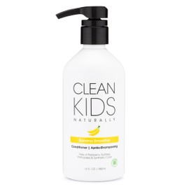Clean Kids Naturally Conditioner, All-Natural, Vegan, Cruelty-free, Paraben-Free, EWG Verified, 16 oz (1 Bottle)