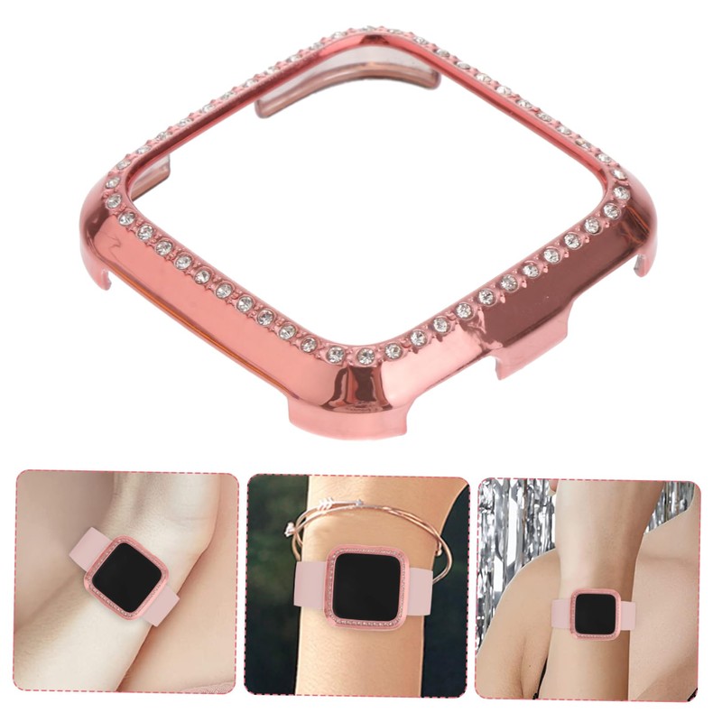 WOONEKY Diamond Protective Case Hollow Cover Pc Plastic Shell Scratch