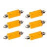 AKF Set of 6 Festoon Bulbs 6 V 18 W