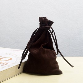 BLESSUME Medieval Pouch Drawstring Bag (Brown)