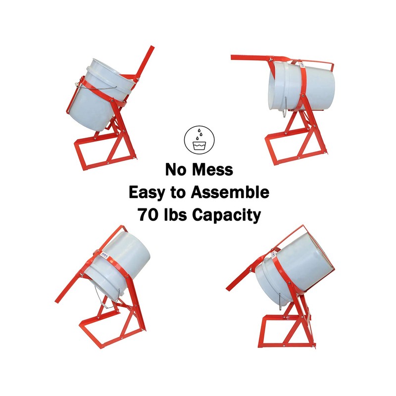 BISupply 5 Gallon Pail Tipper - Manual Can Tipper, Gallon