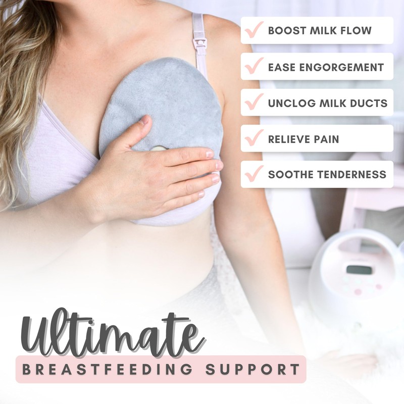 Cradle & Grace ClayLuxe Breast Therapy Packs, Natural Clay Hot