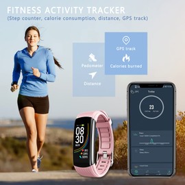 MicLee Women's Men's Smart Watch Fitness Wristband, Bluetooth Activity Tracker, Waterproof IP67, high-definition screen, multi-language, USB portable charging, Sports watch, for iOS and Android