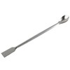 CVNRCLP 7.9in Stainless Steel Lab Spatula - Double-Ended Laboratory Sampling