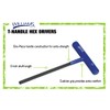 Williams JHWHKT-8MM T-Handle Hex Driver with Cushion Grip Handle -