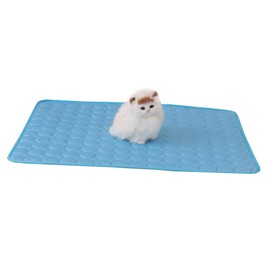 VICASKY PET Cooling Mat for Dogs and Cats Summer Cooling Pad Non-Slip Design Water-Resistant Medium Size for Indoor and Outdoor Use