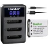Kastar 1 Pack Battery and LCD Triple USB Charger Compatible
