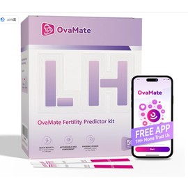OvaMate Ovulation Test Strips (50 - Pack). 50 LH Tests Strips. Powered by The OvaMate Ovulation Calculator APP (for iOS & Android) Accurately Track Ovulation.