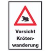 Vorsicht Krötenwanderung Sign A4 (210 x 297 mm)