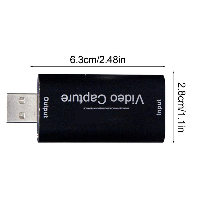 Capture Card for Streaming - Low-Latency 1080P USB Video Capture