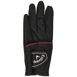 Callaway 5321099 Golf Gloves WARBIRD Men's Left Hand Worn (Right-Handed) 10.2 inches (26 cm) 2021 Model Black