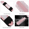 Handicapped Auxiliary Comb Portable Plastic Handle Comb Hair Brush for