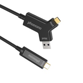 phoossno Y Solution USB A&C to C Active Optical Cable Version,65FT Supports All Mainstream Operating Systems Windows, Mac OS, Linux and is Compatible with Multiple USB Device Types