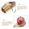 ULTECHNOVO 2pcs Brass Air Tank Manifold Tool with Safety Valve