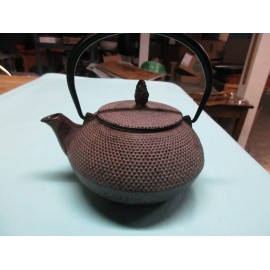 NEW! Rikyu Cast Iron Tea Kettle, Retro Japanese Hobnail Tea Pot (WS4-3)