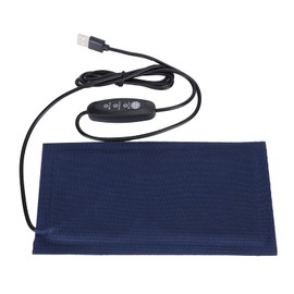 Reptile Heating Pad, Pets Under Tank Heater Terrarium USB Thermostat Heat Mat Waterproof Adjustable Temperature for Seedling Small Animals Tortoise Lizard Snakes Hermit Crab Turtle Amphibians(Small)