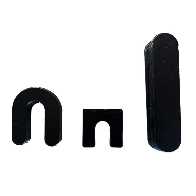 KATOOL 60 Pcs 2MM Shims Structural Tile Plastic Flat Shims