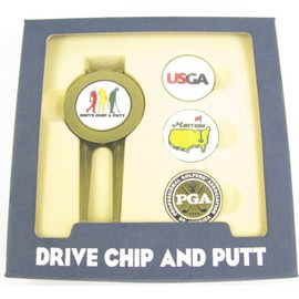 Unbranded *BRAND NEW* Masters / PGA / USGA Drive Chip & Putt Divot Tool & Ball Markers Set