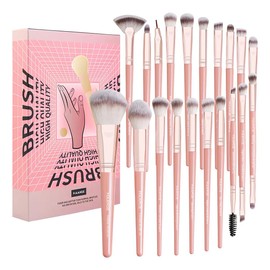 Brochas MAANGE Kit Maquillaje Set De Brochas De Maquillaje Multifuncional 20 Pcs Brochas De Maquillaje Profesional,Juego de Brochas para Maquillar