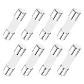 MECCANIXITY 8Pcs Time Delay Fuse Ceramic Fuses Tube 5mm x 20mm 250V 10A Slow Blow Fuse Repair Circuit Boards,Lighting Equipment, Instrumentation,Home Appliance