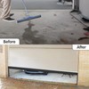 Garage Door Seals Bottom Rubber with Pre-drilled Aluminum Track Retainer
