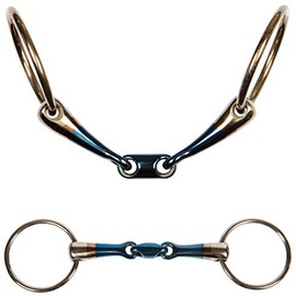 Harry's Horse 41106009/14.5 14.5 Snaffle Bit Double, Sweet Iron, L