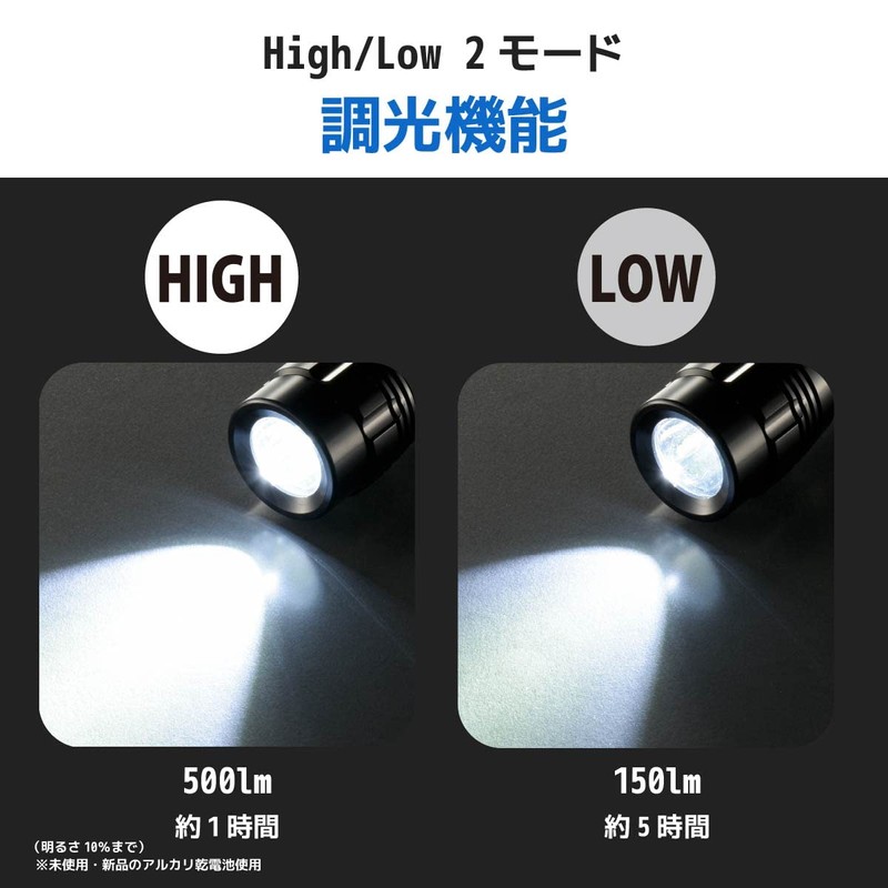 Ohm Electric Flashlight Handy Light LED Waterproof LED Light Sparkled