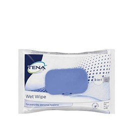TENA Wet Wipes box of 48