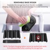 CIRCLE JOY Electric Salt and Pepper Grinder Set Stainless Steel