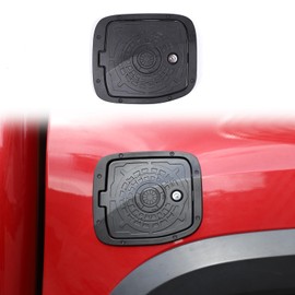 Fuel Tank Cap Replacement Anti-theft Lock Cap Compatible with Toyot@ Tacoma 2016-2022 Car Fuel Tank Gas Filling Cap Decoration, Gas Tank Door Cap with Lock accessories (style F)