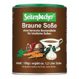 Seitenbacher Brown Sauce I Vegan I Gluten Free I Lactose Free I Quick & Easy Pack of 6 (6 x 130 g)