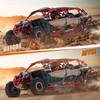 CUSAUTV Lower Door Panels for X3 Max, Aluminum Lower Half