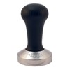 Motta 8150/B Tamper Stainless Steel Convex with Black Real Wood